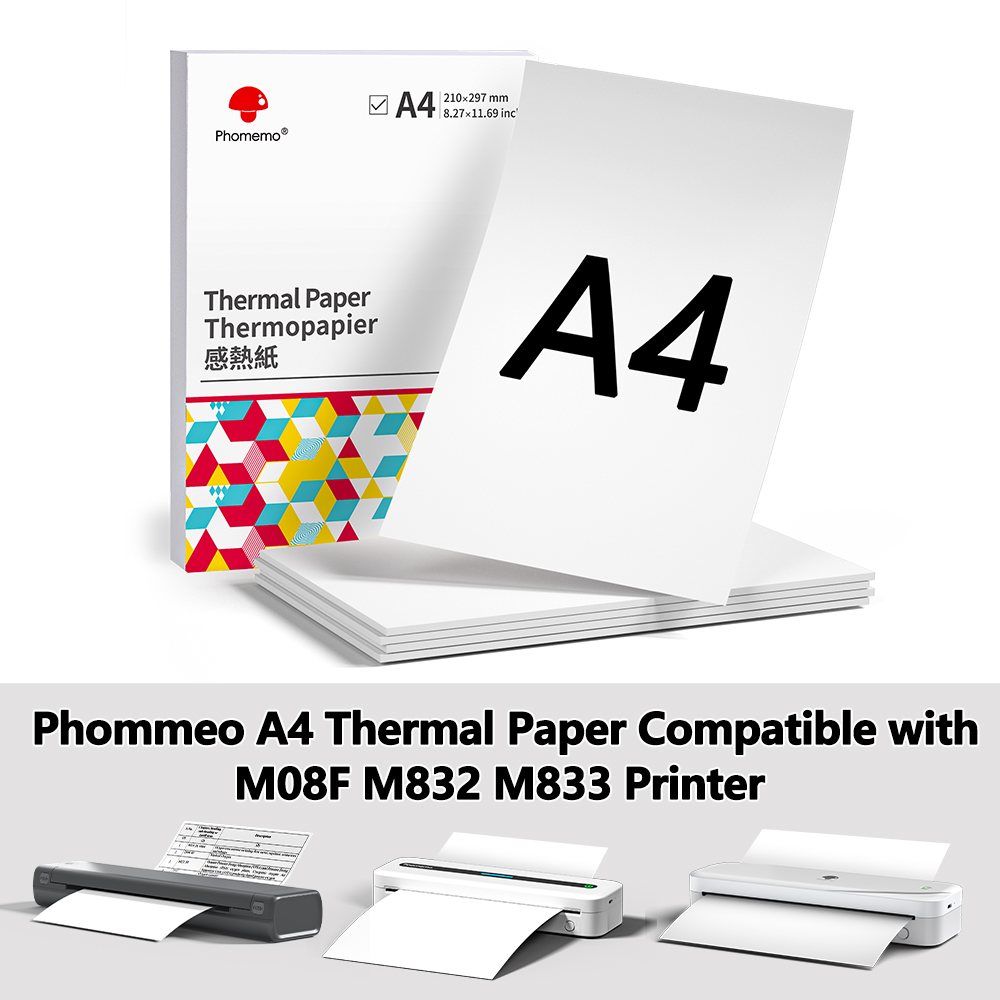 Commercial Printing Paper - Phomemo Thermopapier a4 Drucker papier Schnellt