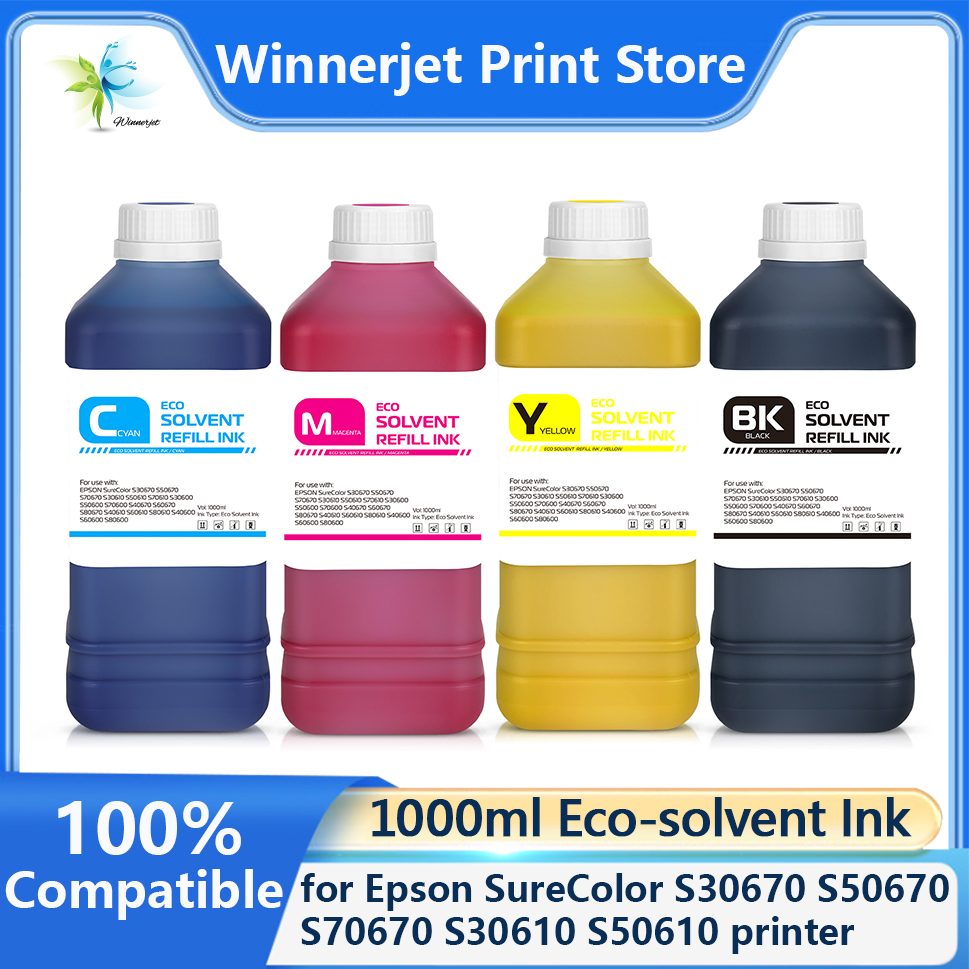 Eco Solvent Ink Cartridge - 1000ml Eco-Solvent-Tinte für Epson I3200 XP600