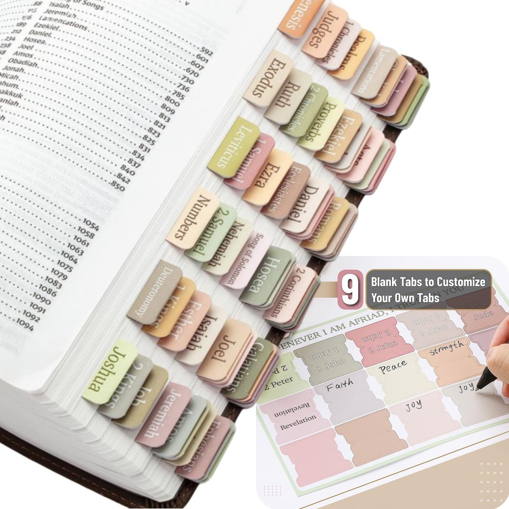 Commercial Printing Paper - 5 Blatt Bibel buch Tabs laminierte