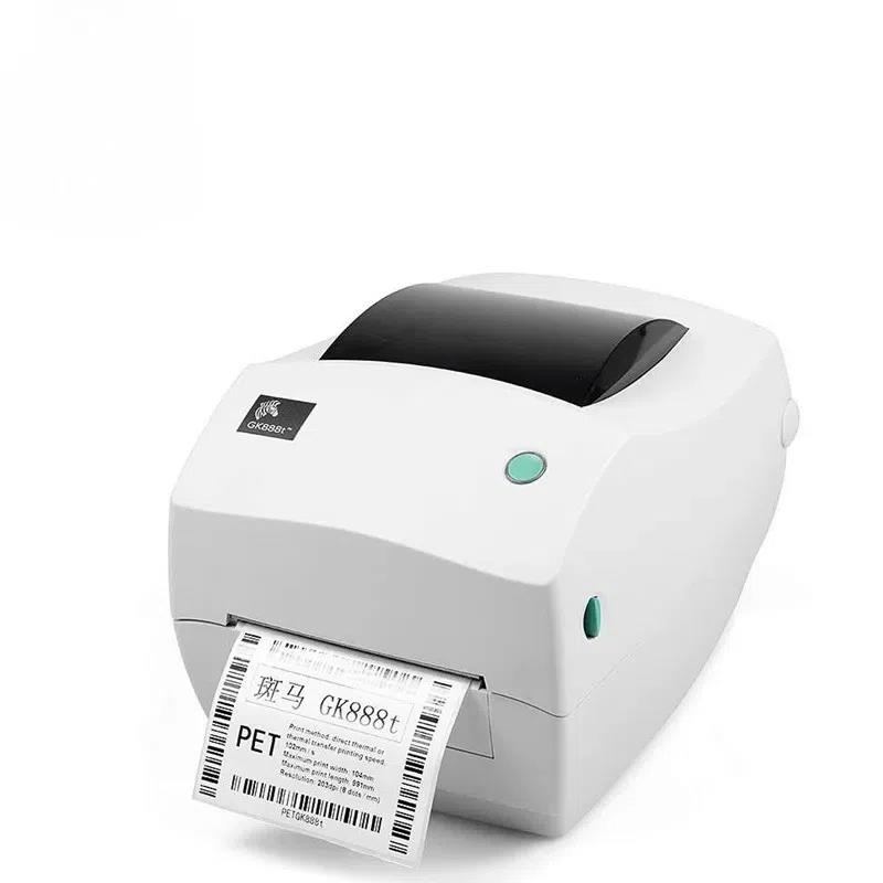Commercial Printing News - Originaler und neuer Zebra GK888T Barcodedrucker