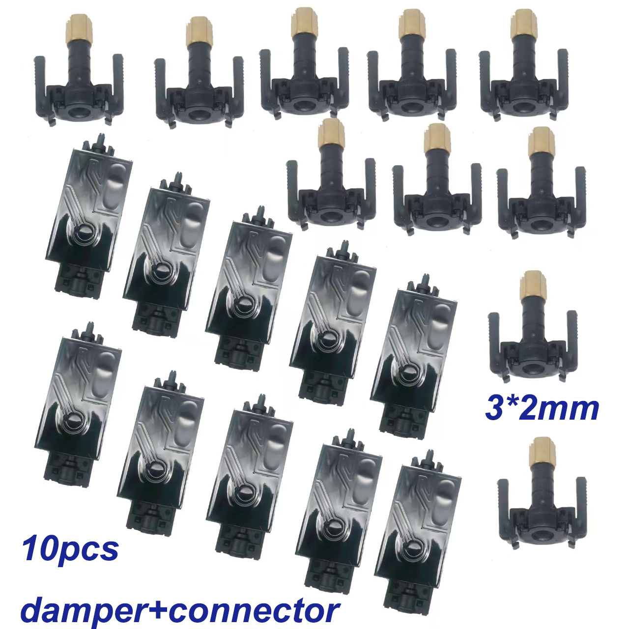 10PCS DX5 UV tinte dämpfer für – Eco Solvent Ink Cartridge Bewertung und Preis