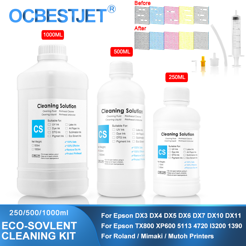 Eco-Solvent-Tintenreinigungslö – Eco Solvent Ink Cartridge Bewertung und Preis