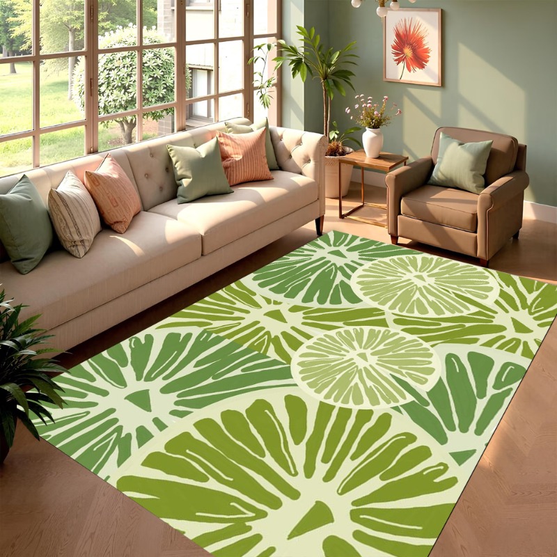 Grüner Blatt-Teppich im nordis – Hall Commercial Printing Bewertung und Preis